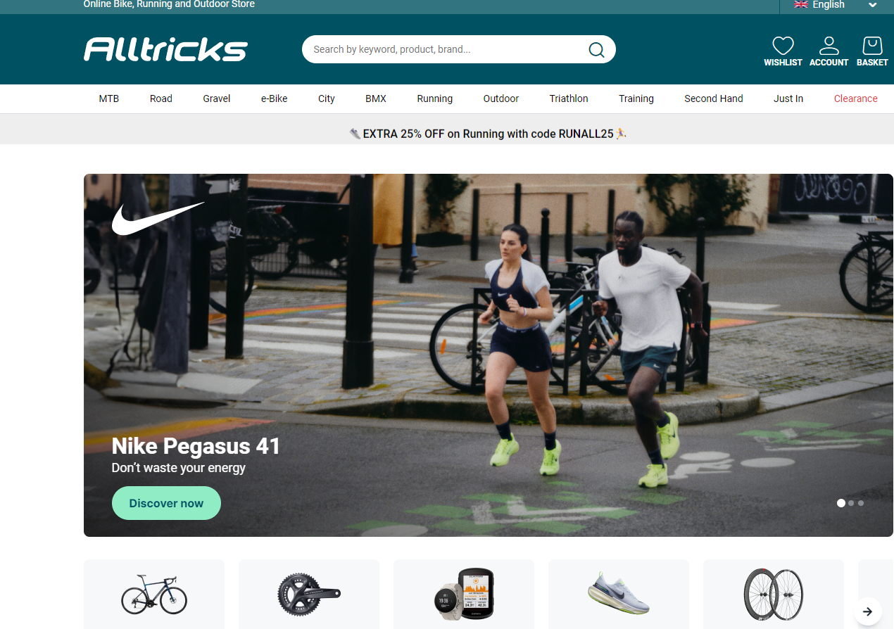 Alltricks website